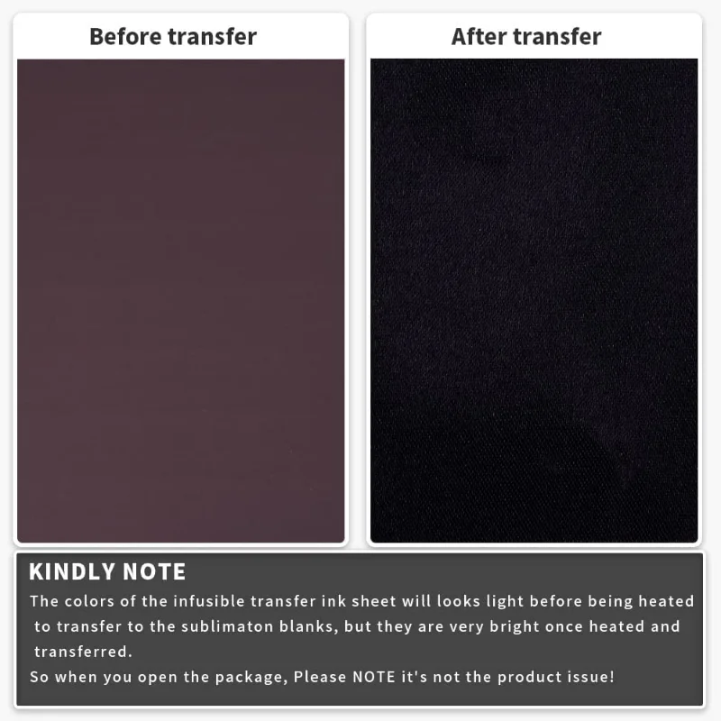 Wowocut Infusible Inkt Transfer Sheets Solid Paars Sublimatie Papier 8 Pcs 12X12 In Sublimatie Transfer Papier Voor Poly stof
