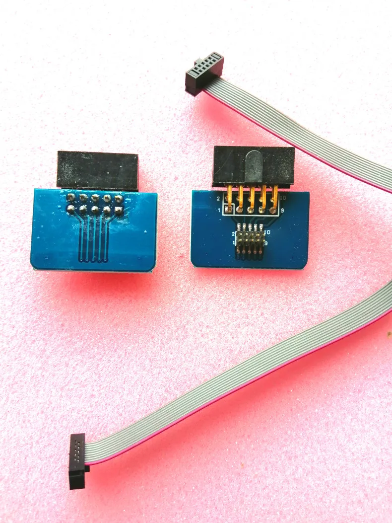 10-10-1.27-2.54mm อะแดปเตอร์ JTAG TO SWD ATMEL-ICE 10PIN เปิด10pin 1.27มม.กำลังดาวน์โหลด2X5 2.54Mm To JTAG SWD 2X5สาย