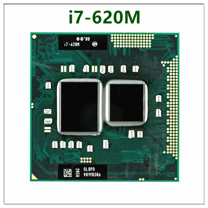 I7 620m i7-620M SLBTQ cpu 4M 2.66GHz 3333 MHz Dual-Core Laptop