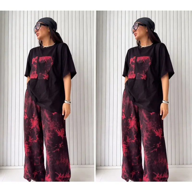 

2 Piece Women Set Dashiki African Clothes Summer Autumn New Fashion Short Sleeve Top And Pants Suit Party Lady Matching Sets