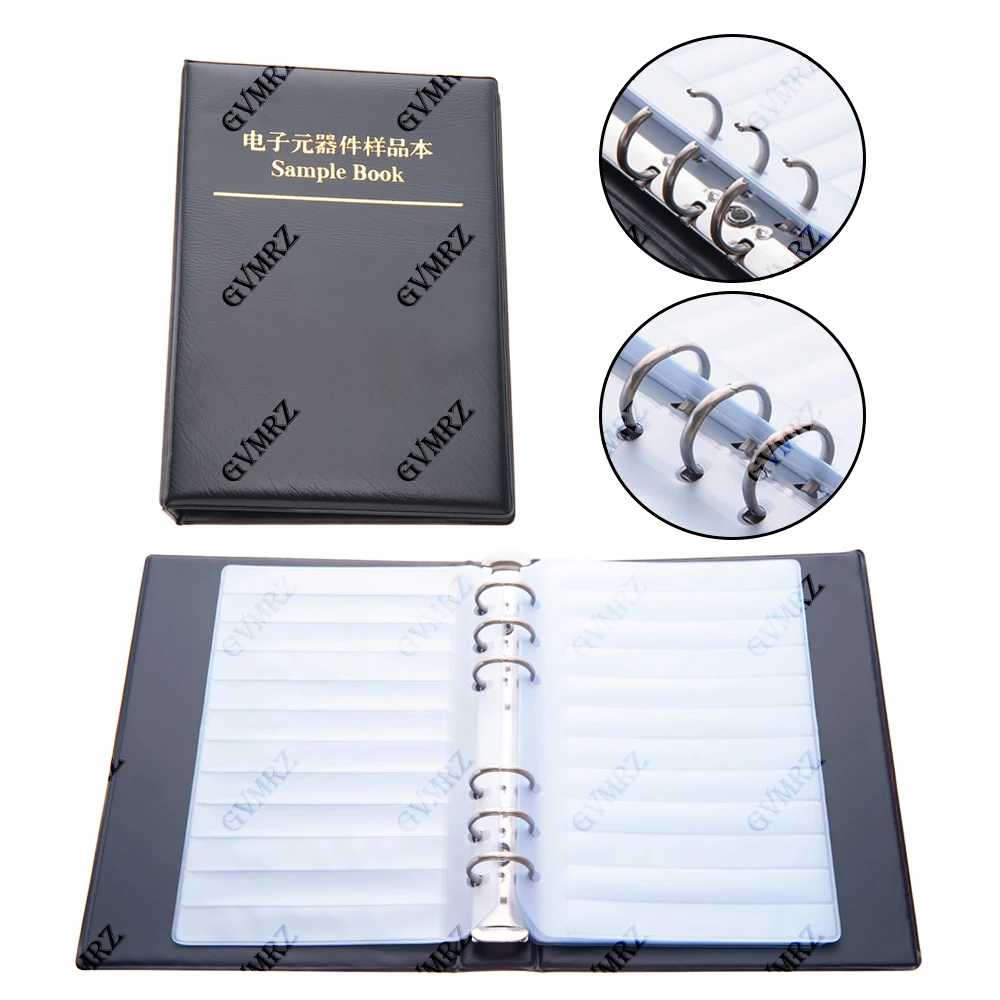 Component sample blank book Component book For SMT resistor capacitor inductor storage notebook