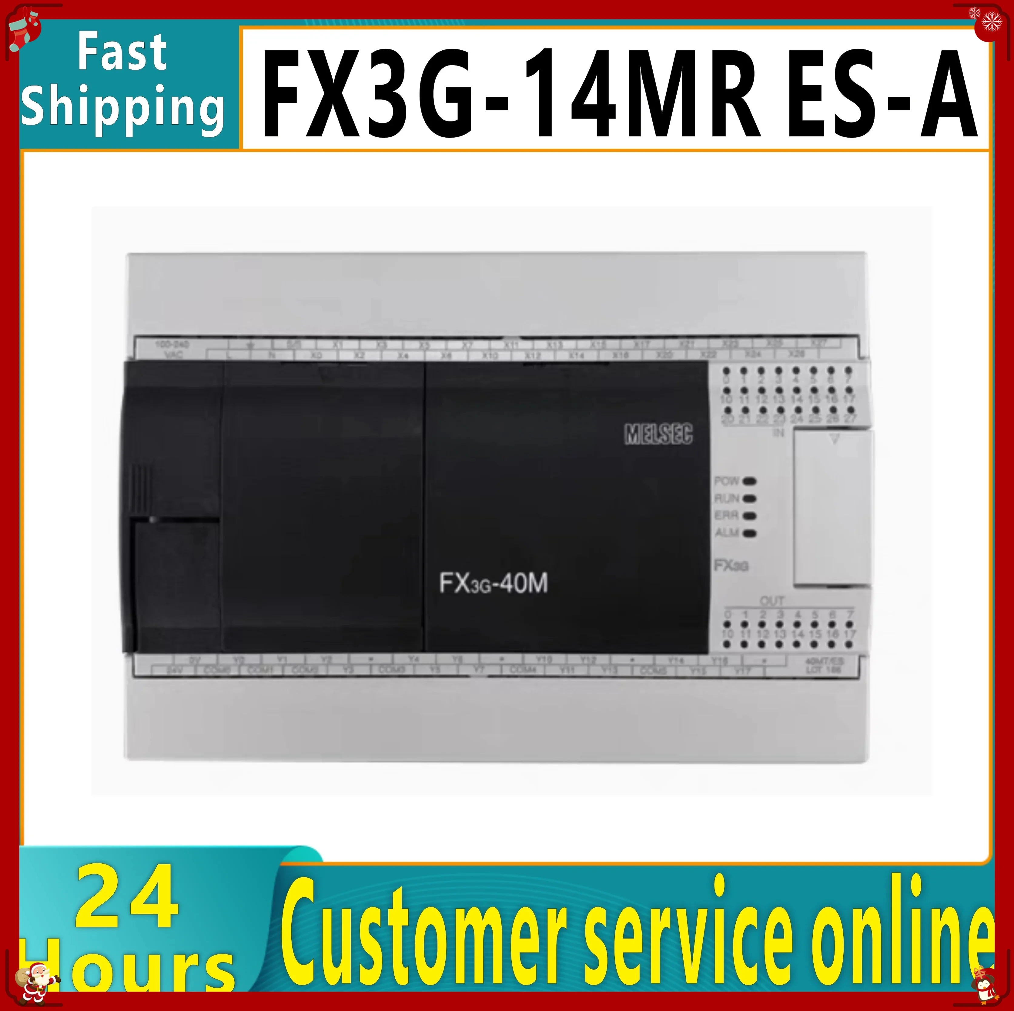 

100% НОВЫЙ программируемый контроллер FX3G-14MR ES-A FX3G-24MR ES-A FX3G-24MT ES-A FX3G-40MR ES-A FX3G-60MR ES-A FX3G-40MT ES-A