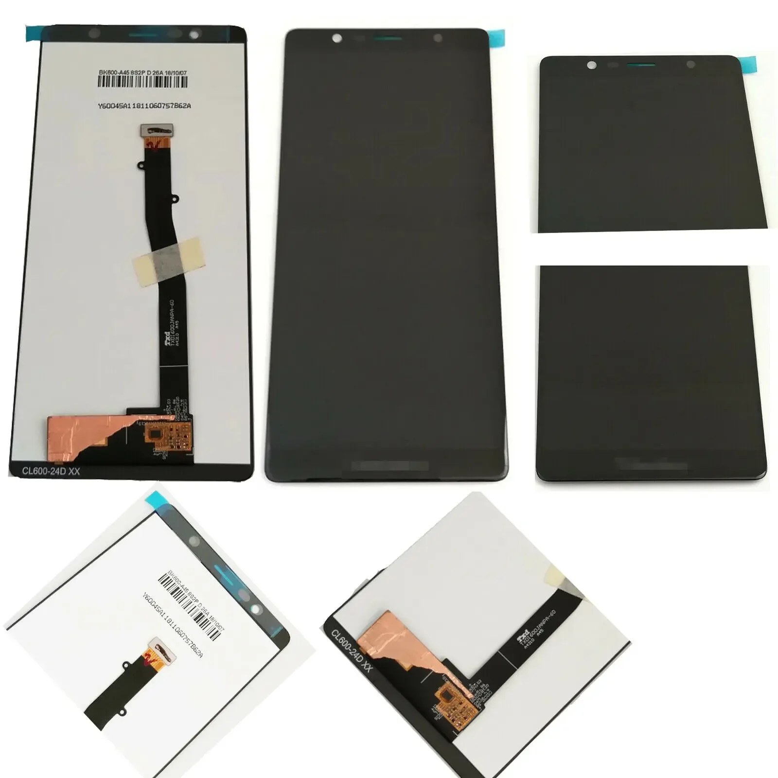 

Original New For BlackBerry Evolve LCD Display Touch Screen Digitizer +3M