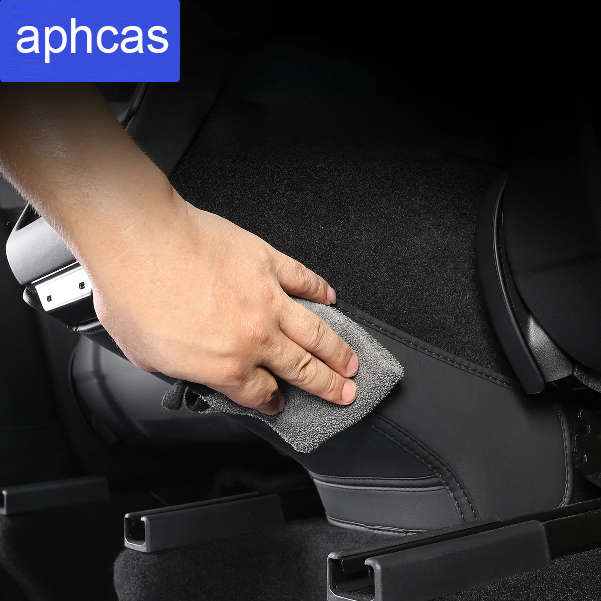 Rear Seat Anti-Kick Pad For Tesla Model 3 Highland 2024 /Y Juniper 2025 2026 Central Box Pad Back Air Vent Protection Cover Mat - view 5