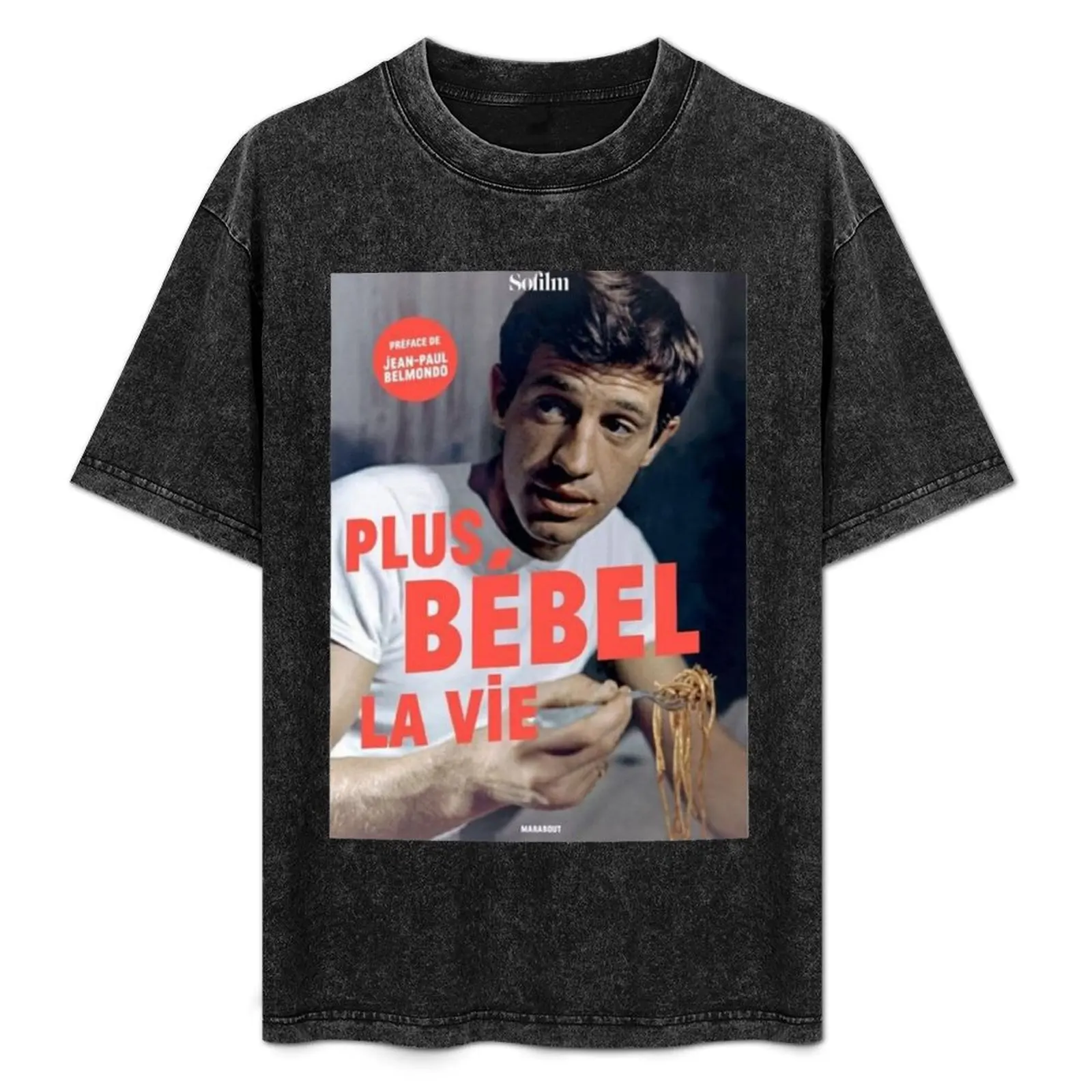 

Jean Paul Belmondo T-Shirt Modern Print Casual T-Shirt