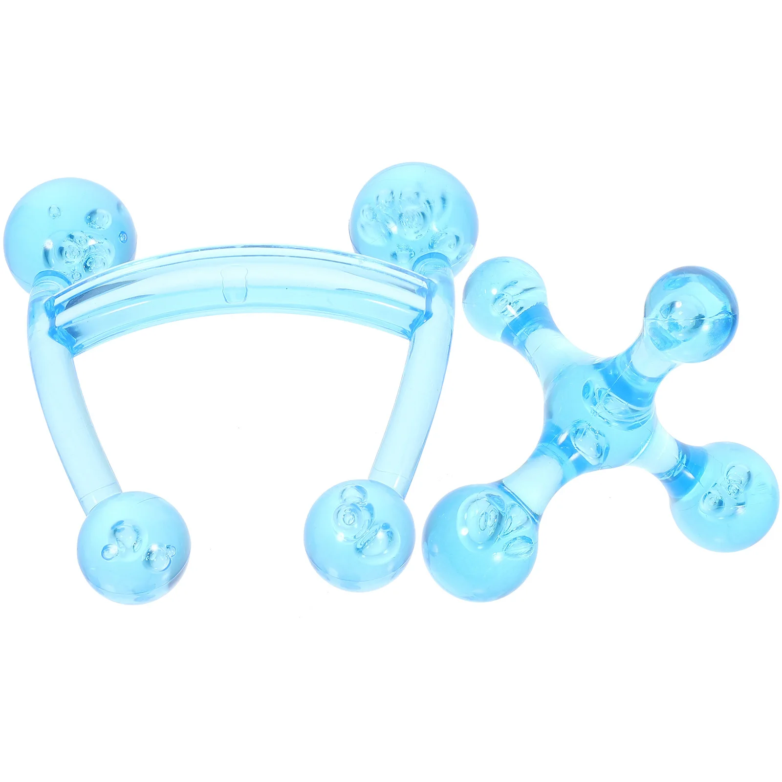 

2 шт. ручной массажер для спины, портативный маленький инструмент для массажа тела для шеи, плеч, релаксации, многоразовые акупунктурные точки, усталость