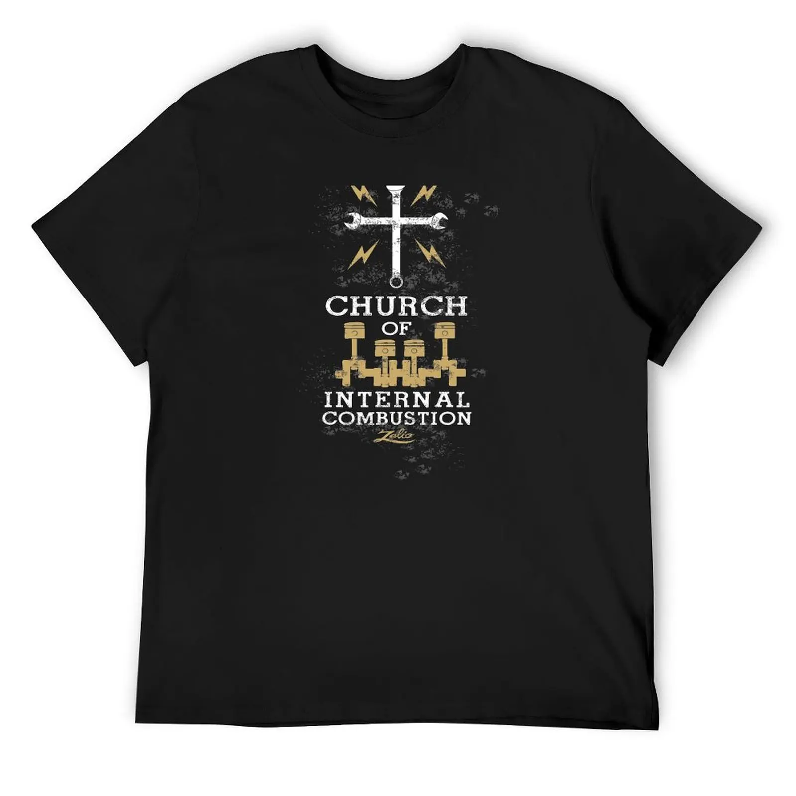 Church of Internal Combustion T-Shirt designer shirts for a boy anime clothes plus size clothes mens clothes