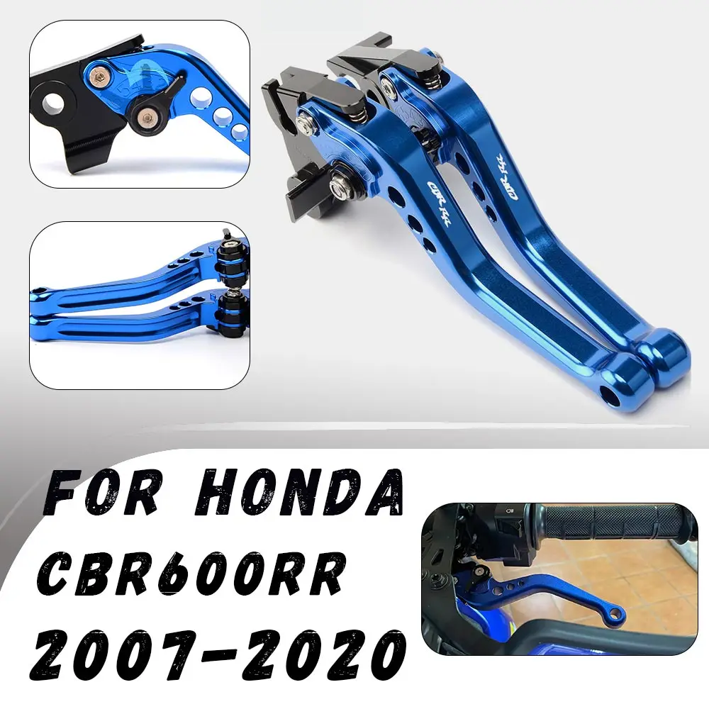 

For Honda CBR600RR 2007-2020 Motorcycle CNC Clutch Brake Levers Modified Horn Adjustable Folding Hand Levers Motorcycle Parts