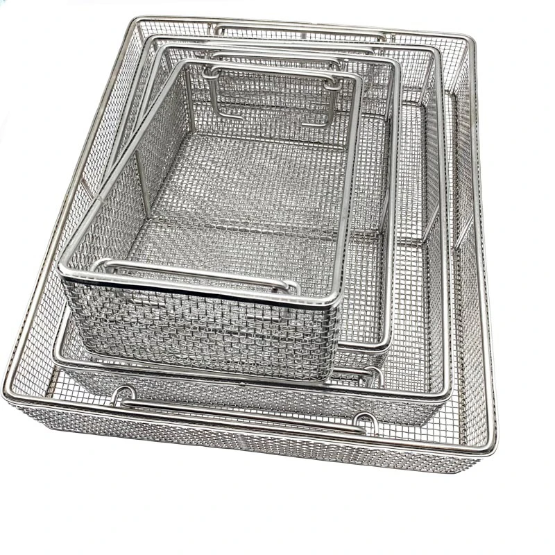 Sterilization Baskets porous without Lid stainless steel high temperature autoclave tray tool