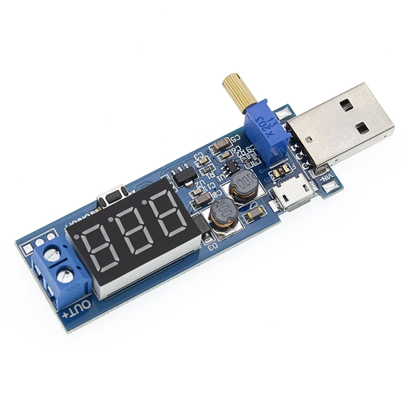 Arsmundi DC-DC 5V to 3.5V / 12V USB Step UP / Down Power Supply Module Adjustable Boost Buck Converter Out DC 1.2V-24V