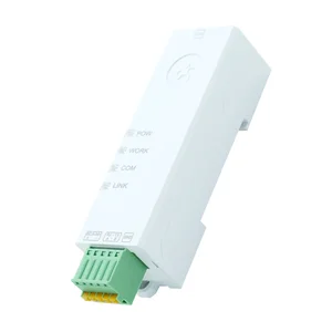 ABQR RS485 to Ethernet Converter Tiny Size Serial Server -DR134 Support UDP/HTTP/DHCP/DNSP Modbus RTU