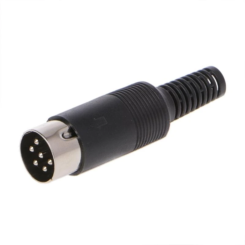 LXAF Male DIN Plug Socket Connector 3/4/5/6/7/8 PIN Chassis Cable Mount