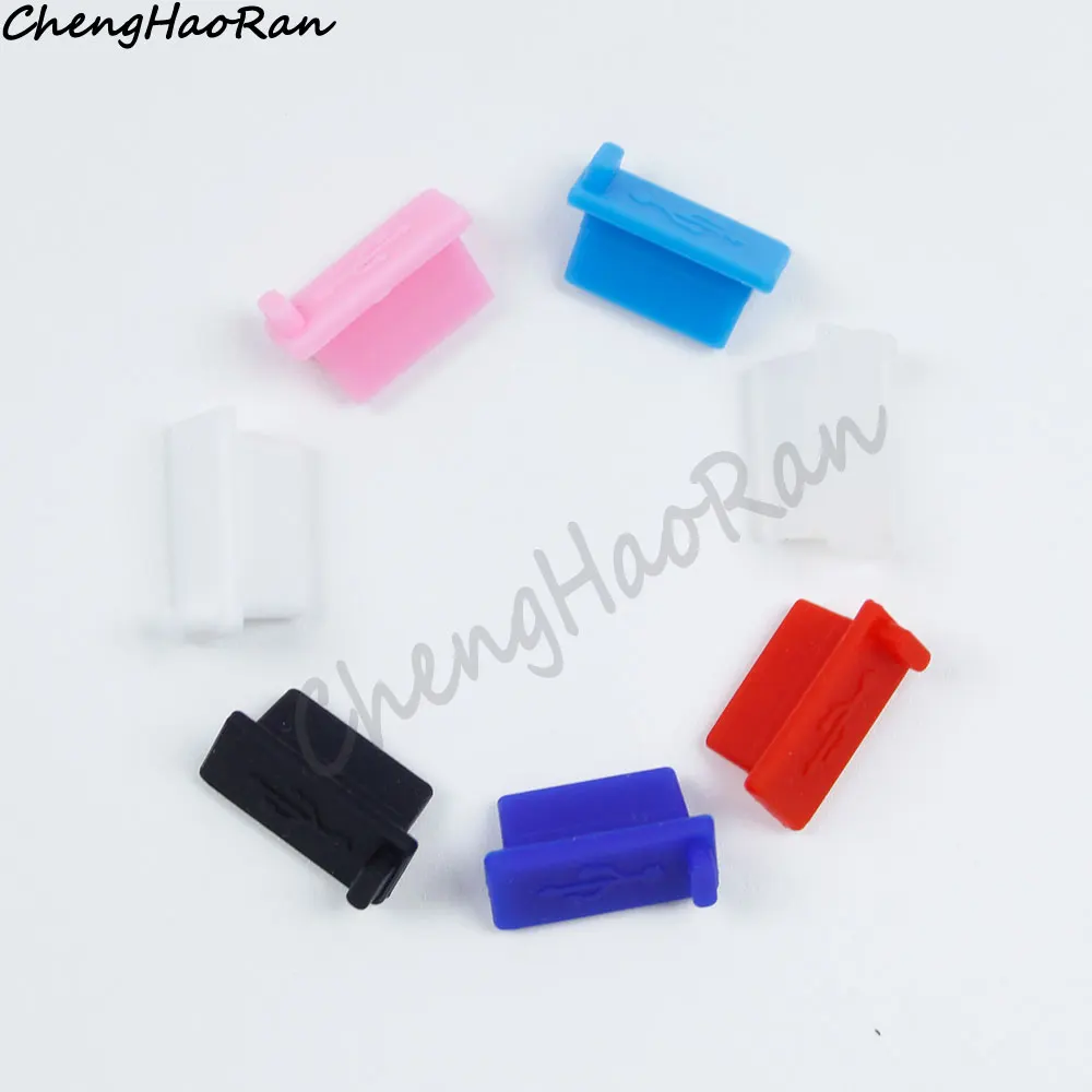 1Set Silicone USB Dust Plug Charger Port Cover Female Jack Interface Dustproof Cap Universal Tablet PC Notebook Laptop Accessory
