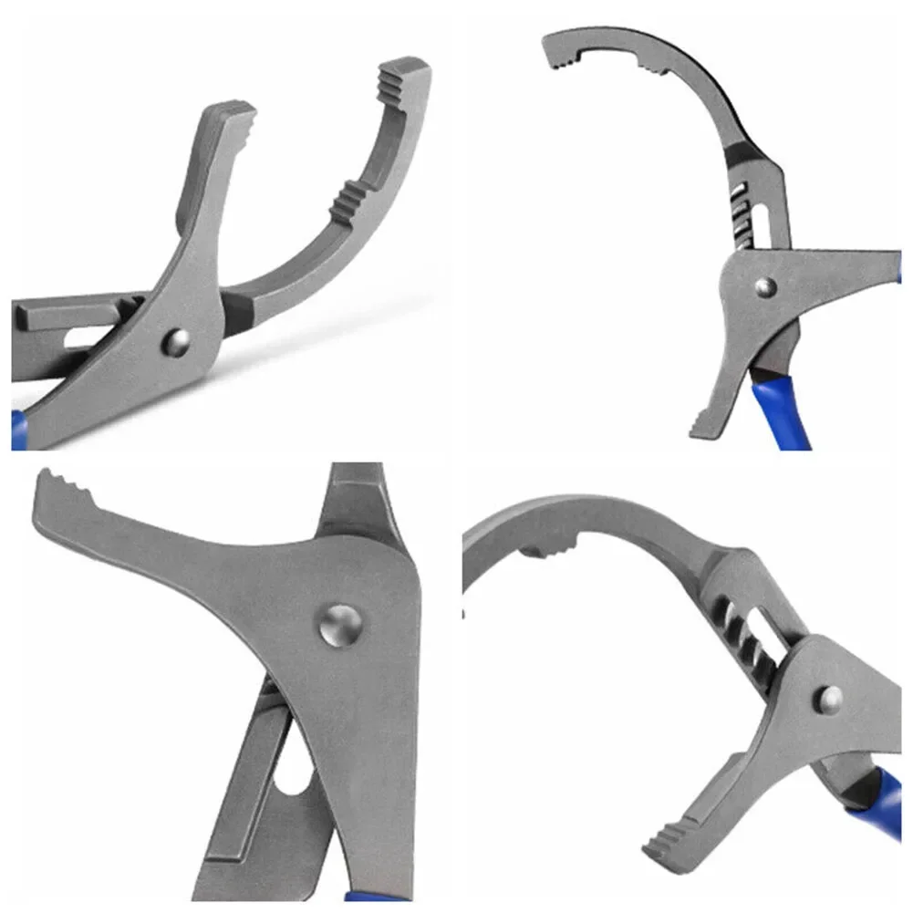 Adjustable Oil Filter Pliers Clamp Type Wrench 44 5 95mm Range Hand Tools For Easy Filter Tightening And Loosening