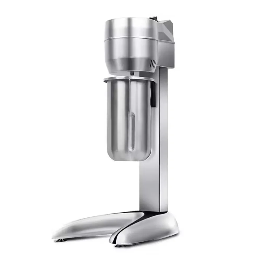Commercial Milk Shake Machine 2200 Rpm/min Stainless Steel Single Cup Milkshaker Ice Cream Beverage Mixing Shake Machine