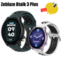 Band For Zeblaze Btalk 3 Plus Smart Watch Strap Silicone Breathable Sports belt Women men Screen Protector Film