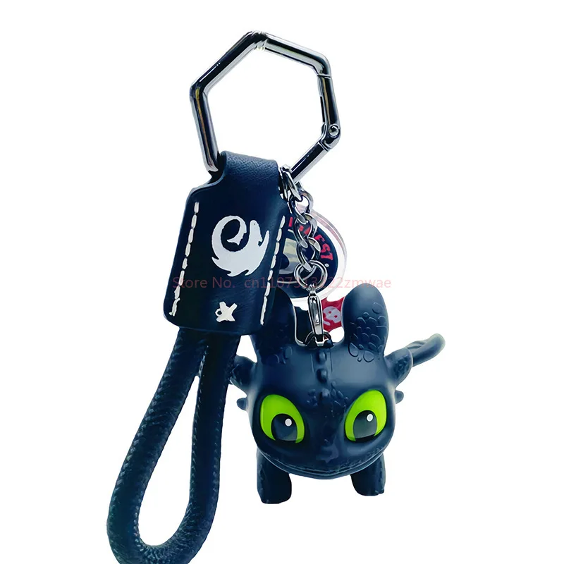 Genuine Potdemiel How To Train Your Dragon Toothless Keychain Car Bag Pendant Sound Producing Fun Creative Cartoon Character Toy