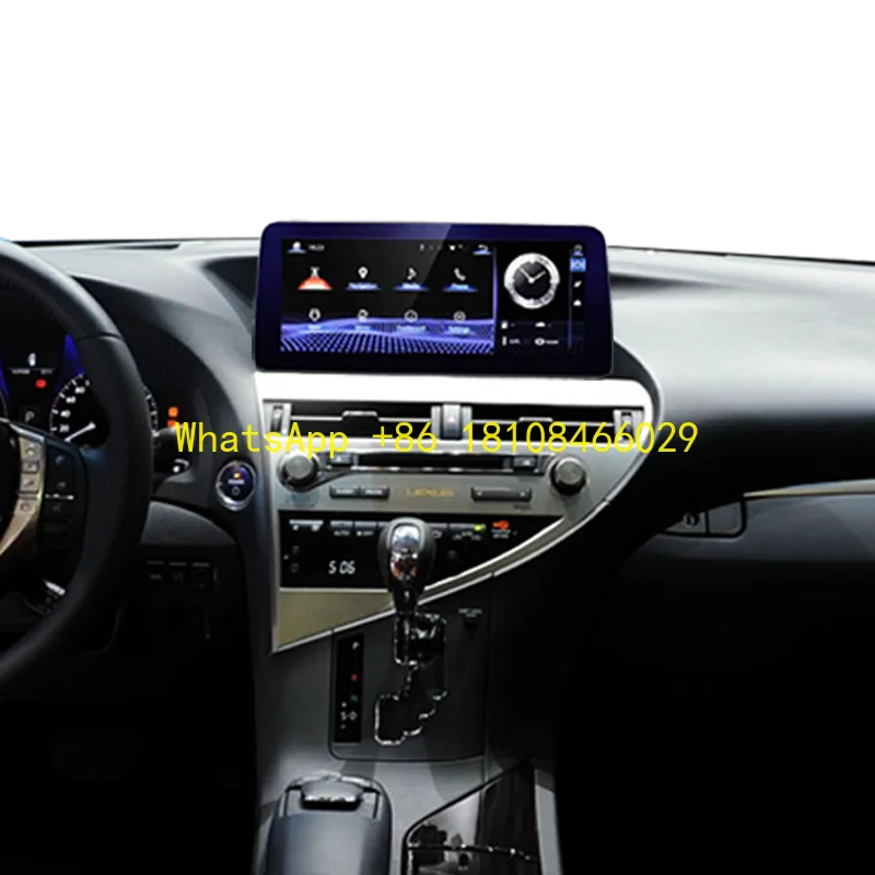 

12.5" Android 11 8+128G Car Radio for Lexus RX RX270 RX350 RX450H 2009-2015 Multimedia Video Player CarPlay Autoradio