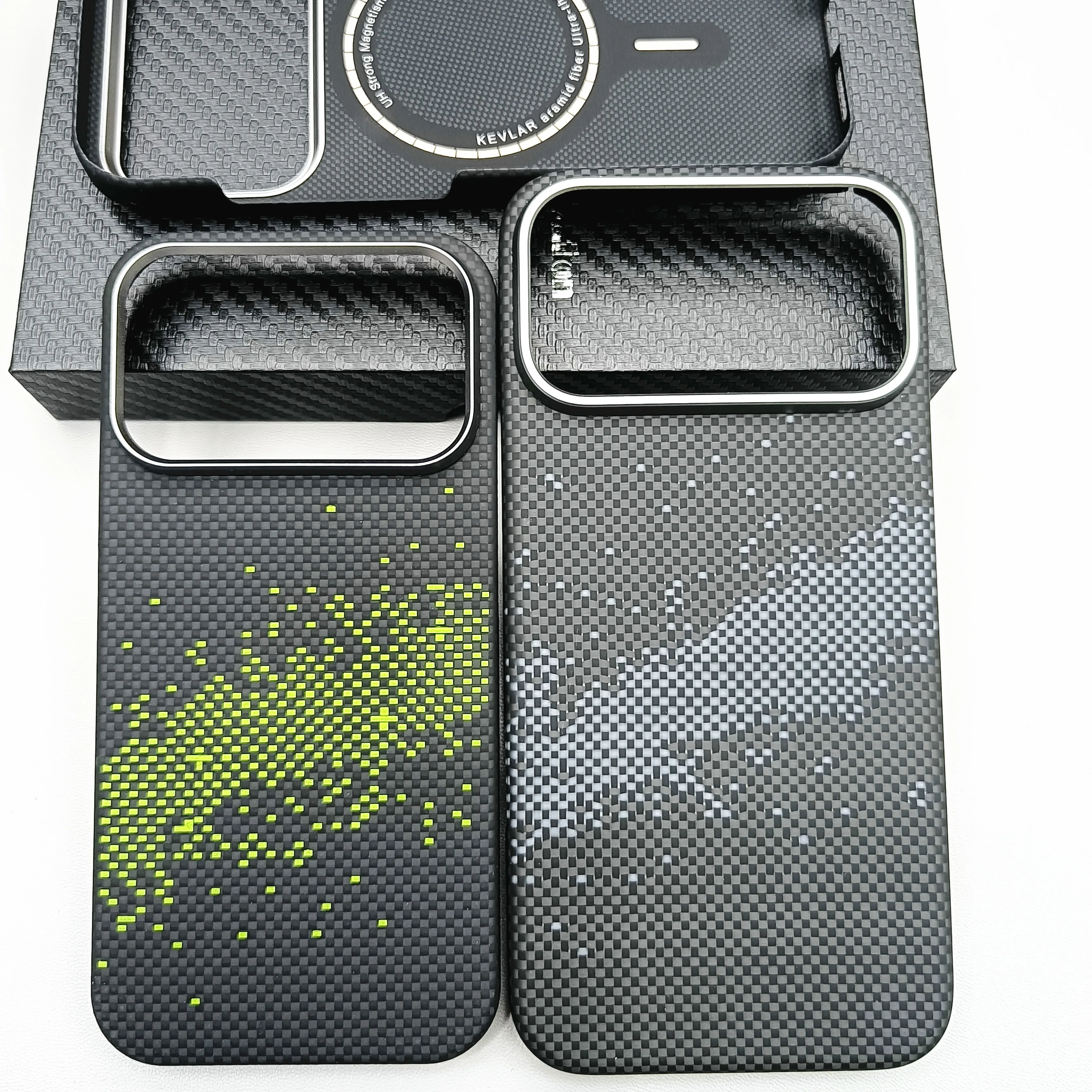 

Asdipsa Genuine Aramid Carbon Fiber Magsafe Case For iPhone 17 Pro Max 17Pro Matte Braided Starry Sky Magnetic Hard Armor Cover