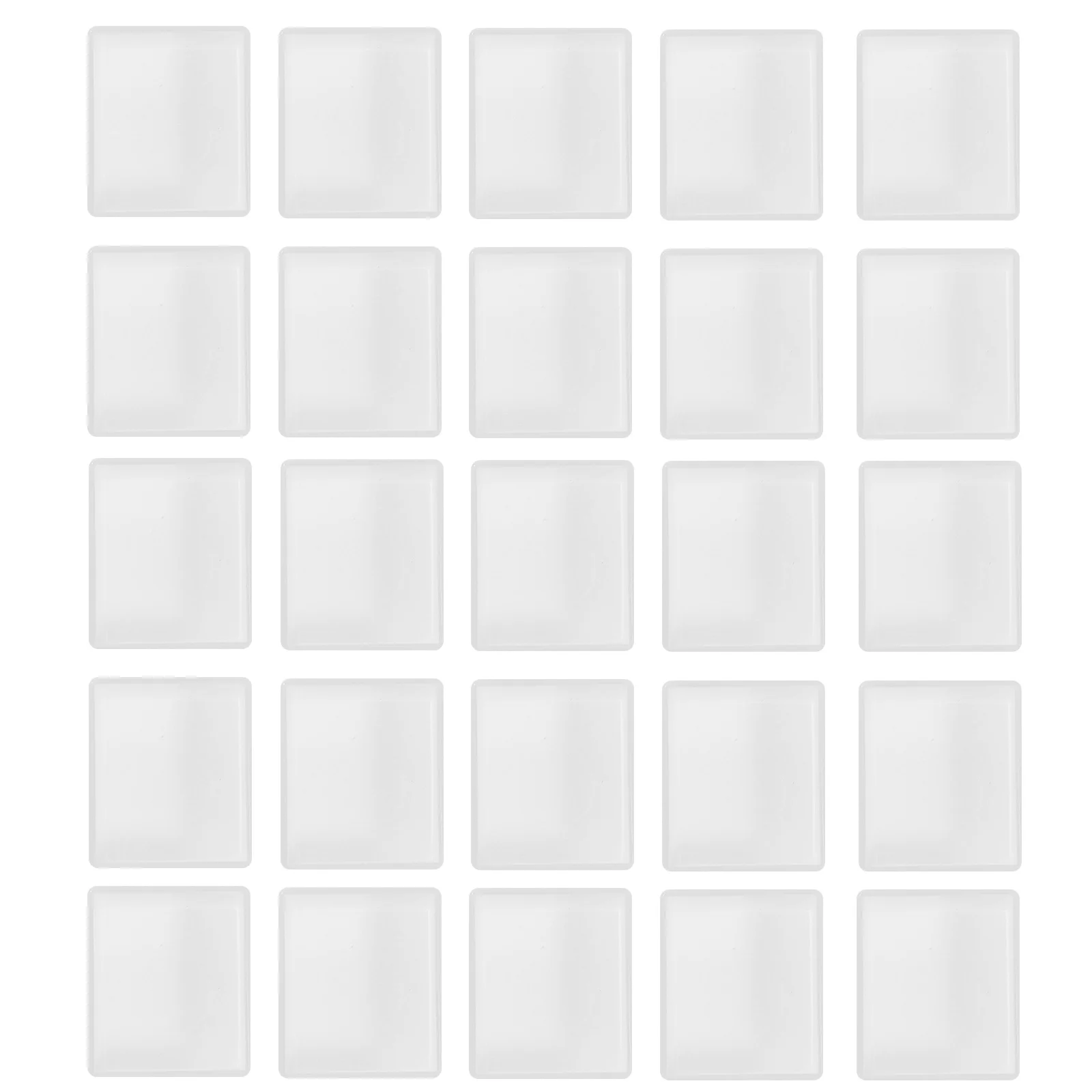 

50pcs Reusable Plastic Half Pans for Watercolor Acrylic Oil Paints Empty Palette Cups Art DIY Kit