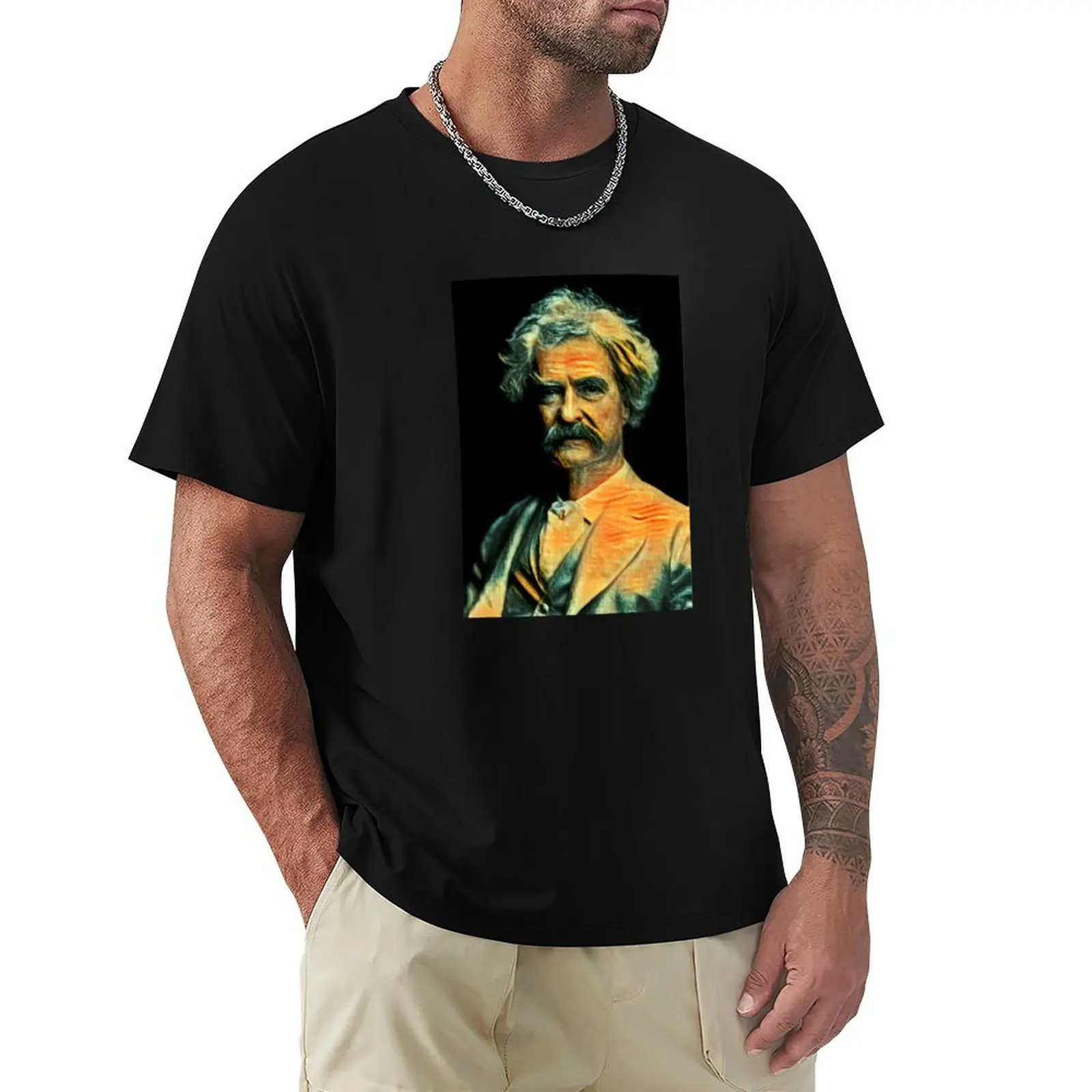 Mark Twain Artwork T-Shirt t shirts with prints T-Shirt