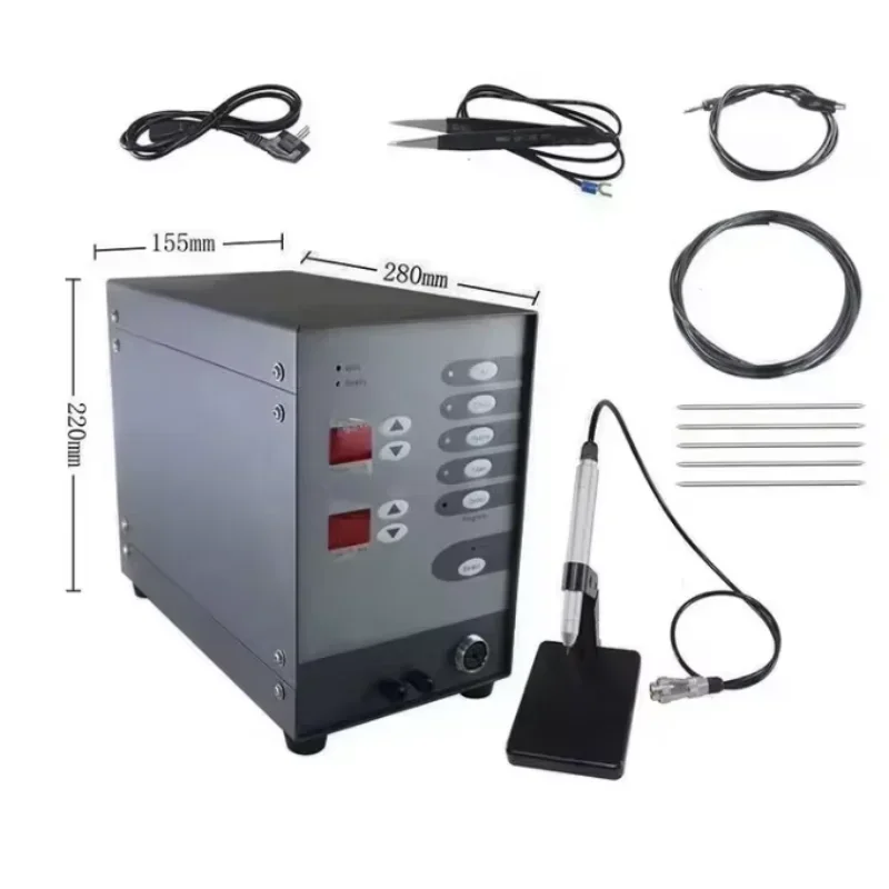 Automatic Touch Pulse Argon Arc Spot Welder Numerical Control Jewelry & Gold/Silver Eyeglass Repair Machine Industrial Equipment