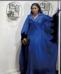 Suknia wieczorowa damska Dashiki moda muzułmańska Abaya afrykańskie ubrania szata marokaina luksusowa dubajska sukienka Kaftan wetement Plus Size