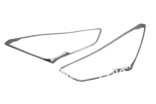 

Car Styling Chrome Head Light Cover For Hyundai Santa Fe 2013 up