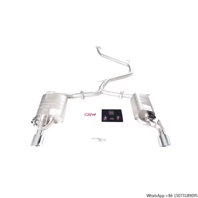 Easy and Precise Fitment Catback Exhaust Tip Pipes With Remote Gesture Electronic Valves Control for  Camry Hybrid 2.5