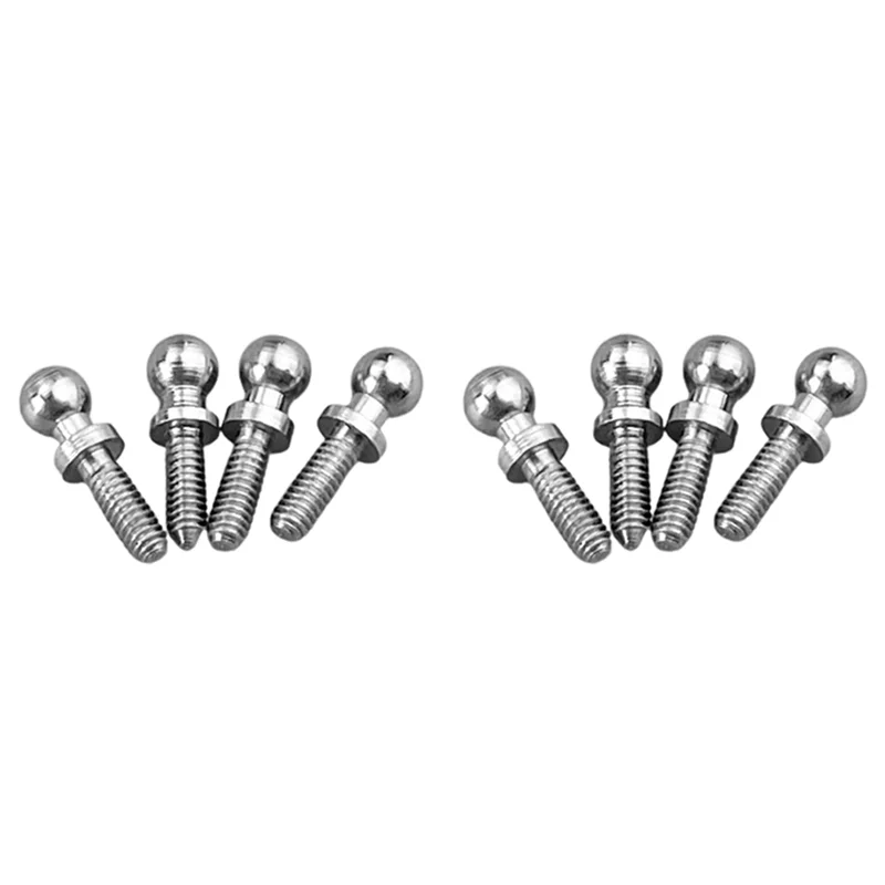 【Beli Sekarang】 8 Buah Kit Sekrup Kepala Bola Logam K989-10 untuk Wltoys K969 K979 K989 K999 P929 P939 284131 1/28 RC Suku Cadang Mobil