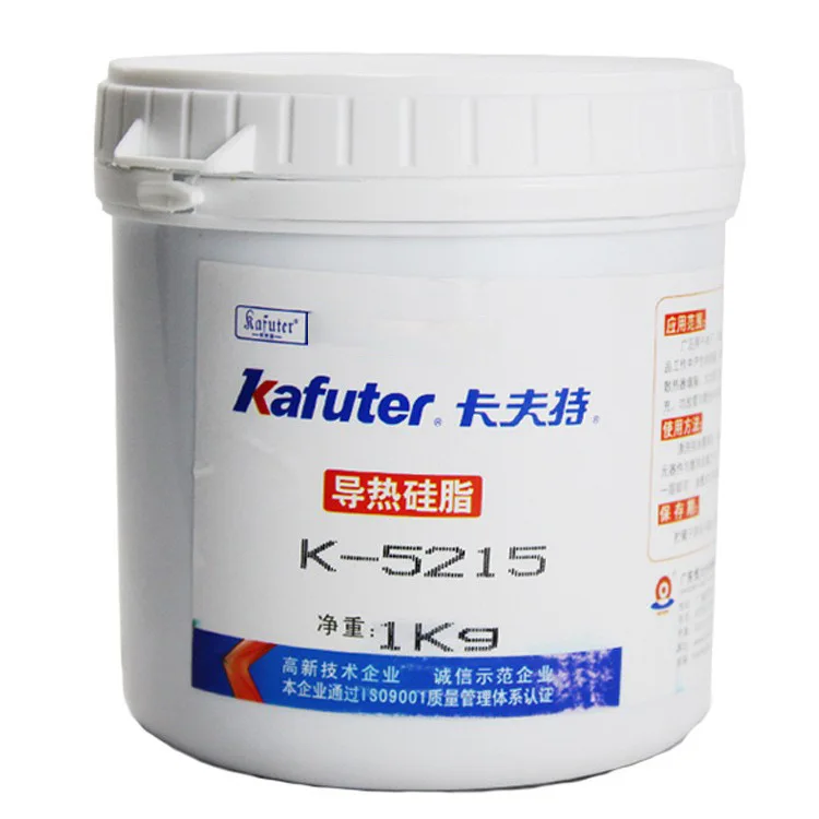 kafuter K-5215 thermal grease, thermal conductivity 4.0, CPU cooler, thermal adhesive, gray, 1kg