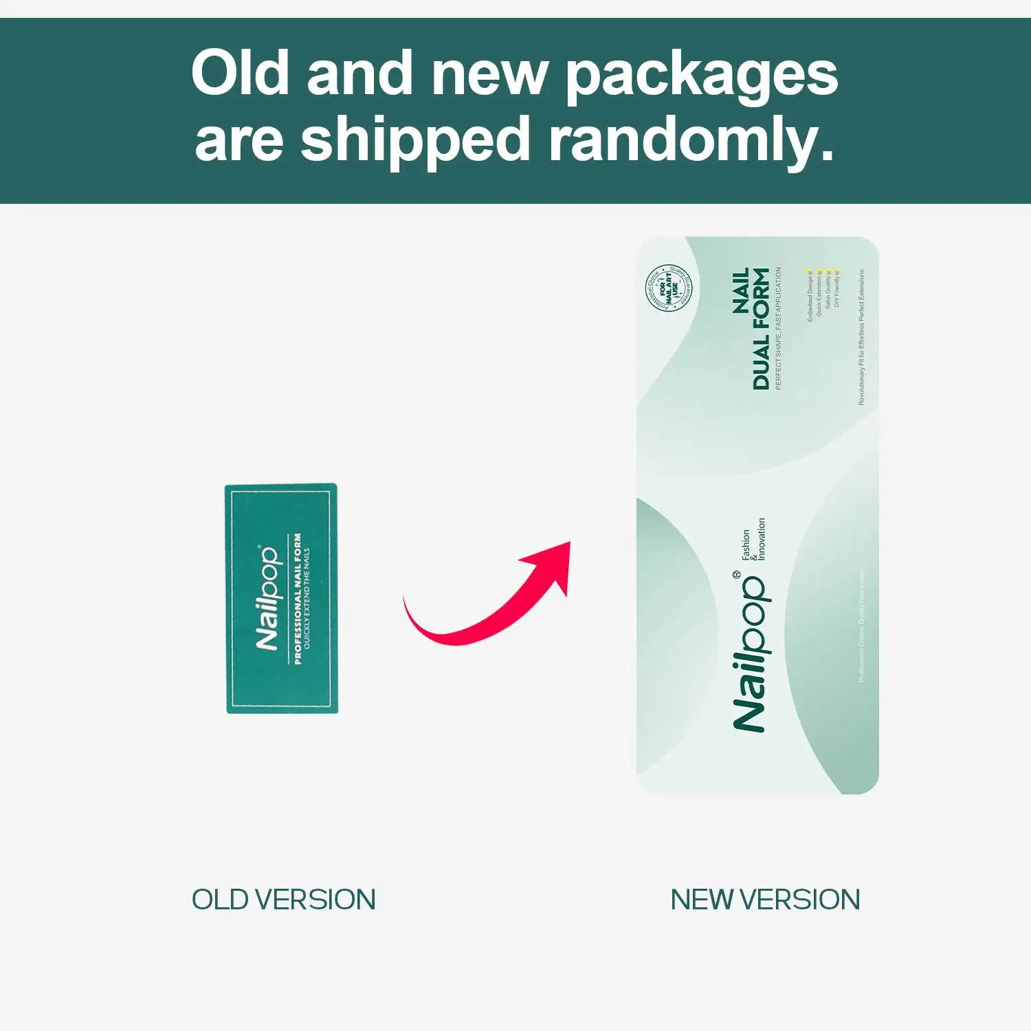 네일팝 150개 네일 듀얼 폼 몰드 15 사이즈 프렌치 빠른 시술 몰드 핑크 재사용 가능 네일 탑 폴리 익스텐션 젤 익스텐션