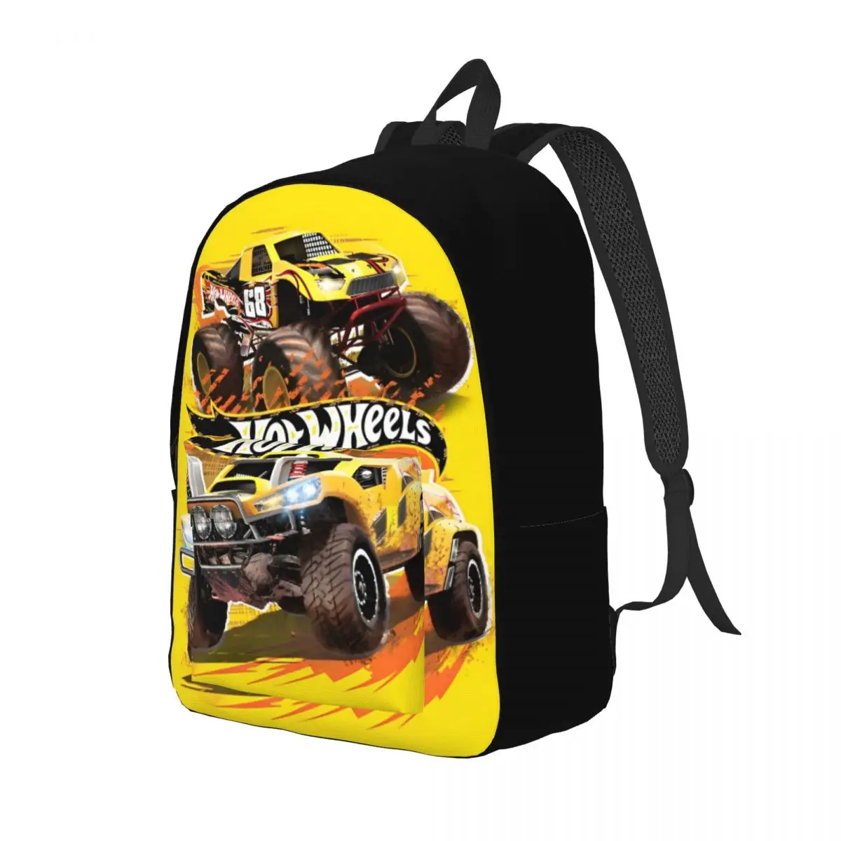 Hot-Wheel - Lincoln Design Mochila Médio High College School Estudante Bookbag Adolescentes Daypack Leve