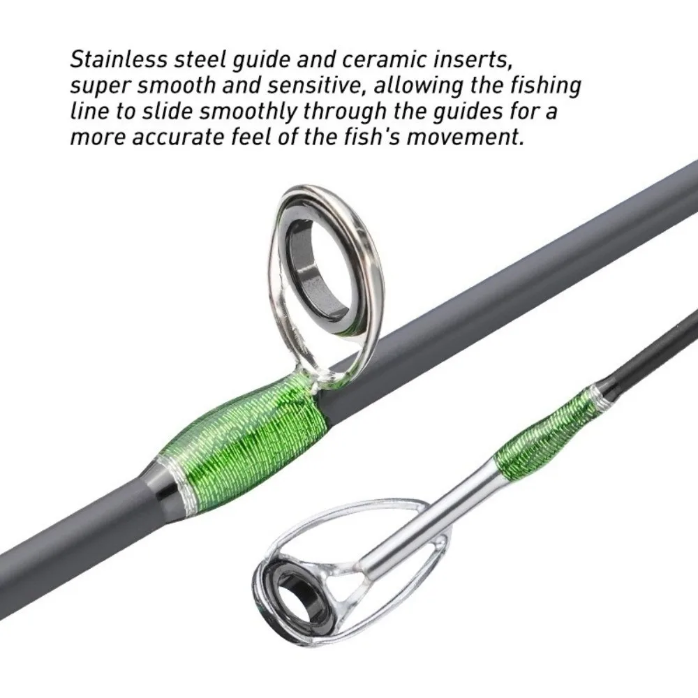 خفيفة تصميم الشتاء الجليد الصيد رود الغزل نوع 2 قسم خفيفة قصبة صيد خشبية 58 سنتيمتر طول الغزل قضيب الجليد الصيد #5