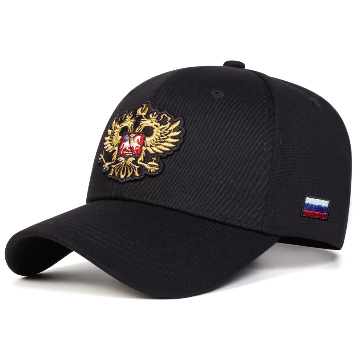 Unisex Double-headed Eagle Embroidery Baseball Caps Spring Autumn Outdoor Adjustable Casual Hats Sunscreen Hat Sports Cap