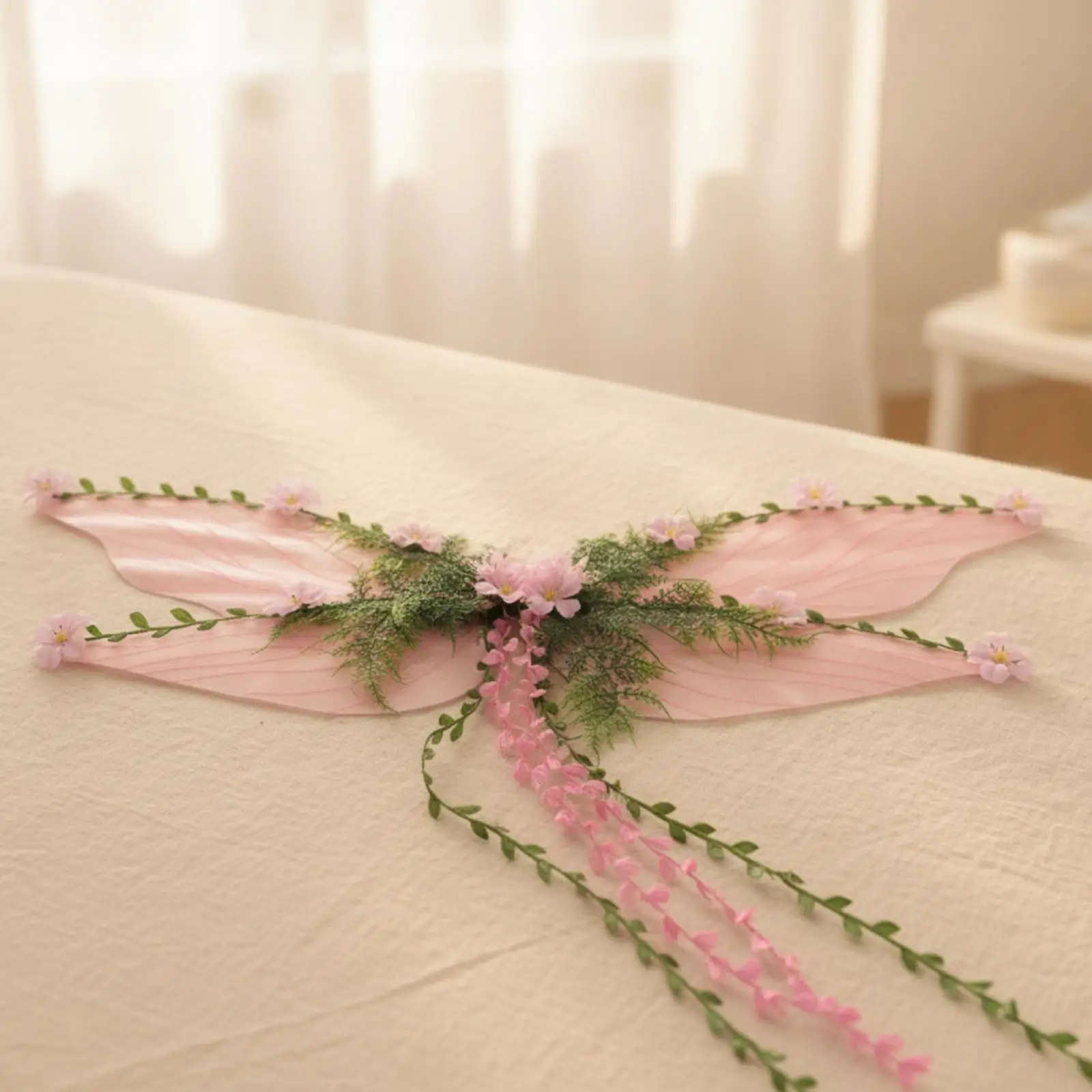 Translucent Tulle Butterfly Wings for Halloween Festival Costume Prop Gift