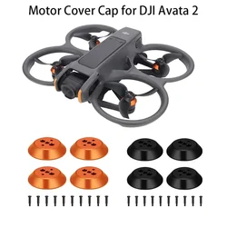Motor Cover Cap for DJI Avata 2 Drone Aluminum Alloy Protection Guard Dust-proof Engine Protector Anti-scratch Accessories