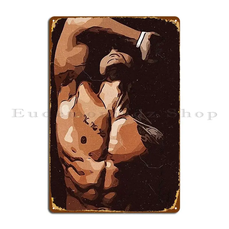 Zyzz Physique Sickkunt Gym Metallschild Club Garage Cinema Design Custom Blechschild Poster