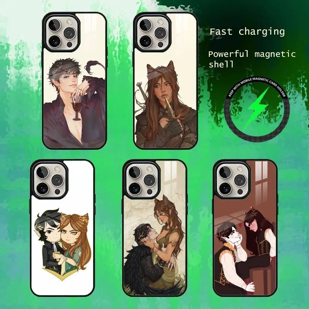 

The C-Cruel P-Prince Jude and C-Cardan Phone Case For iPhone17,16,15,14,13 Plus,Pro Max Magnetic For Magsafe Wireless Charging