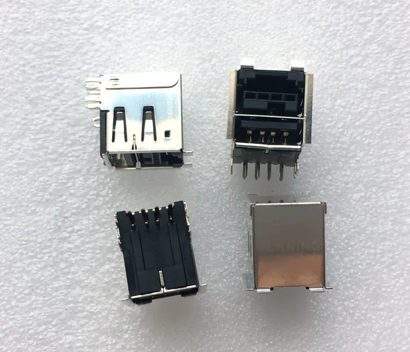 Fro New USB + PCWER PLUG Power Interface, Double Layer USB 2.0 Female, In-Line, Connector
