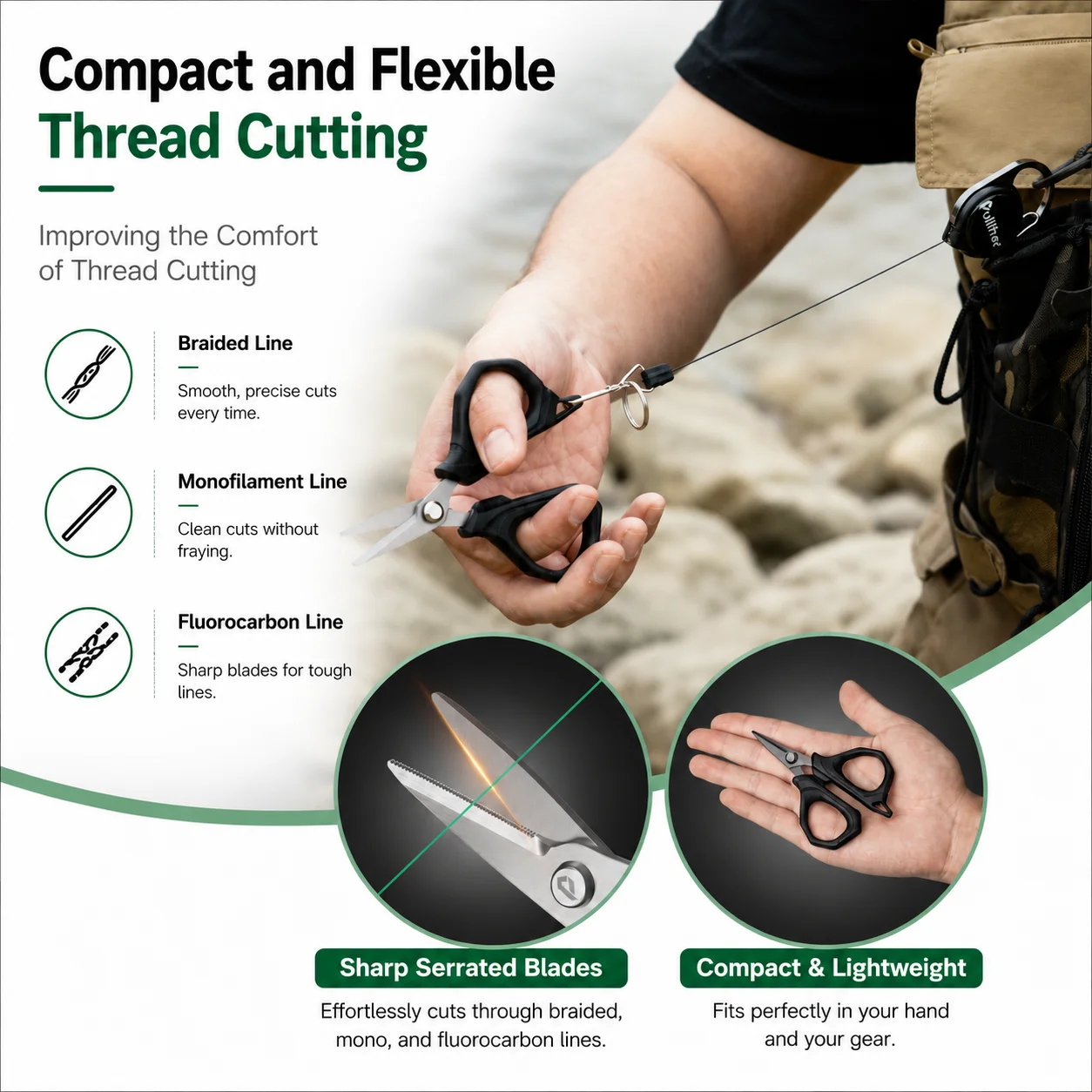 Fishing Scissors Stainless Ste - Braided Fishing Line 评论和价格