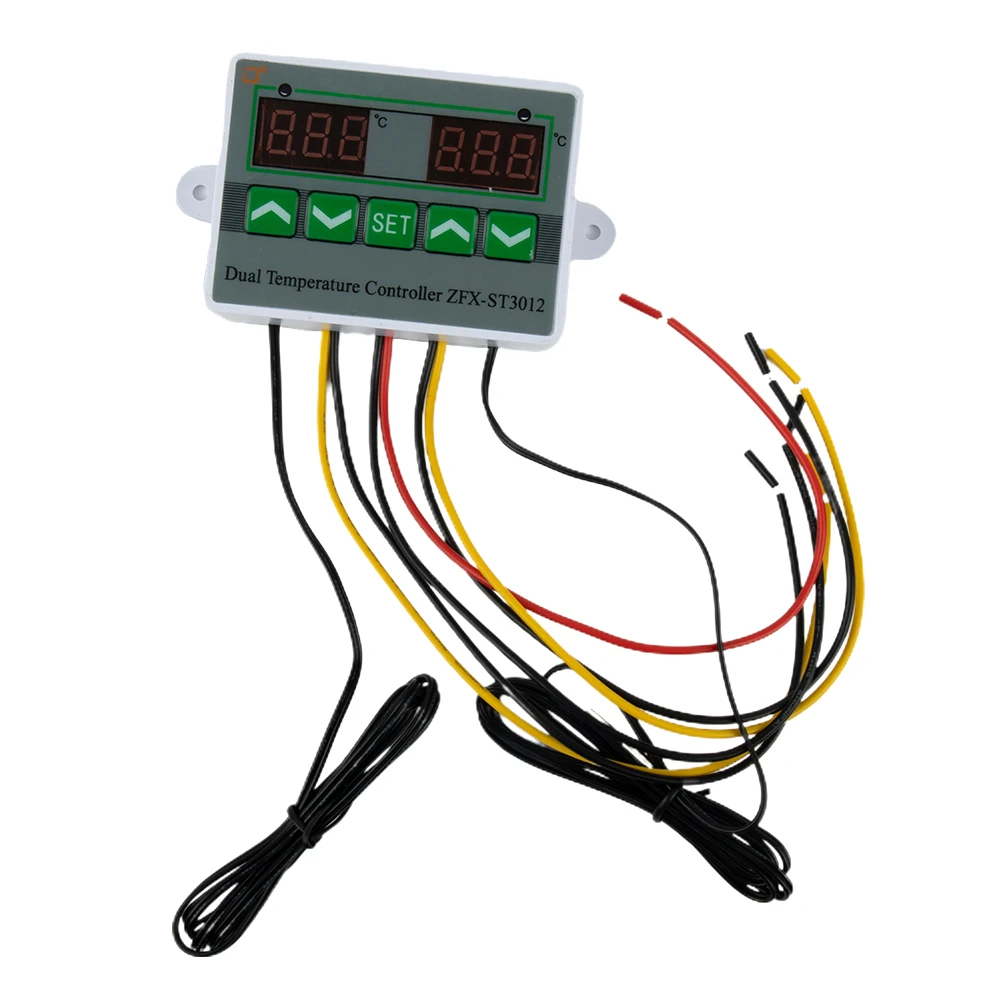 Termostato elettronico Termostato 12V 24V DC 230V Risparmio dati Display digitale Riscaldamento Raffreddamento Controllo Termostato microcomputer