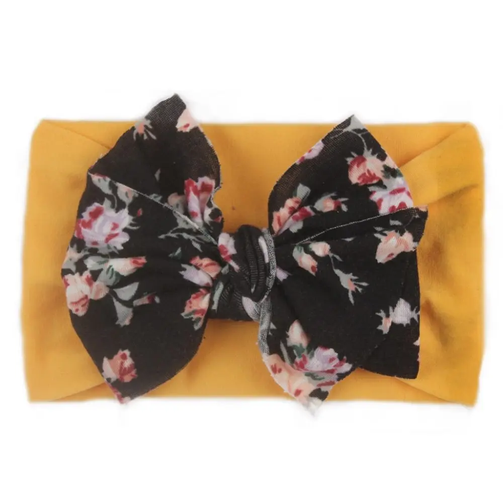 

Kid Headwear Bohemian Baby Headband European and American Bowknot Hair Band Infant Newborn Headband Baby's Photo