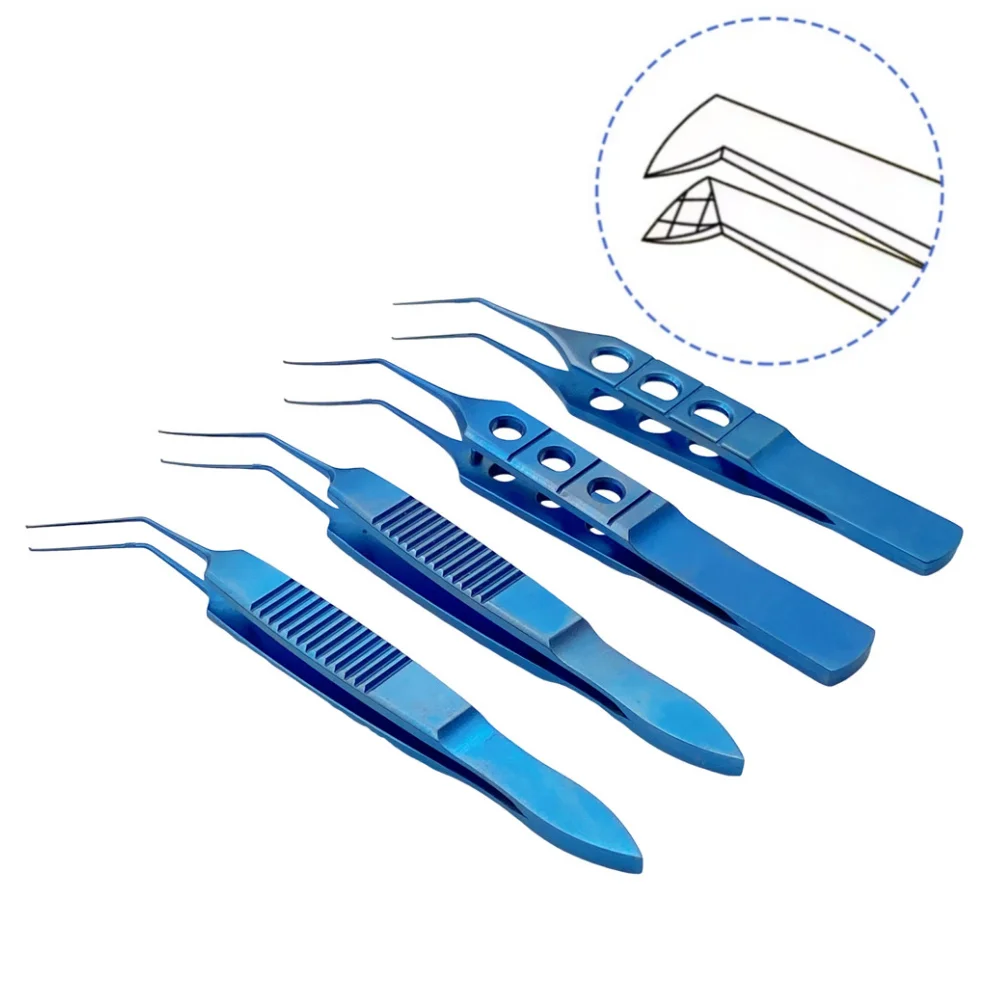ملقط Capsulorhexis ملقط Utrata 1.8 مللي متر أداة جراحية للعيون Inamura