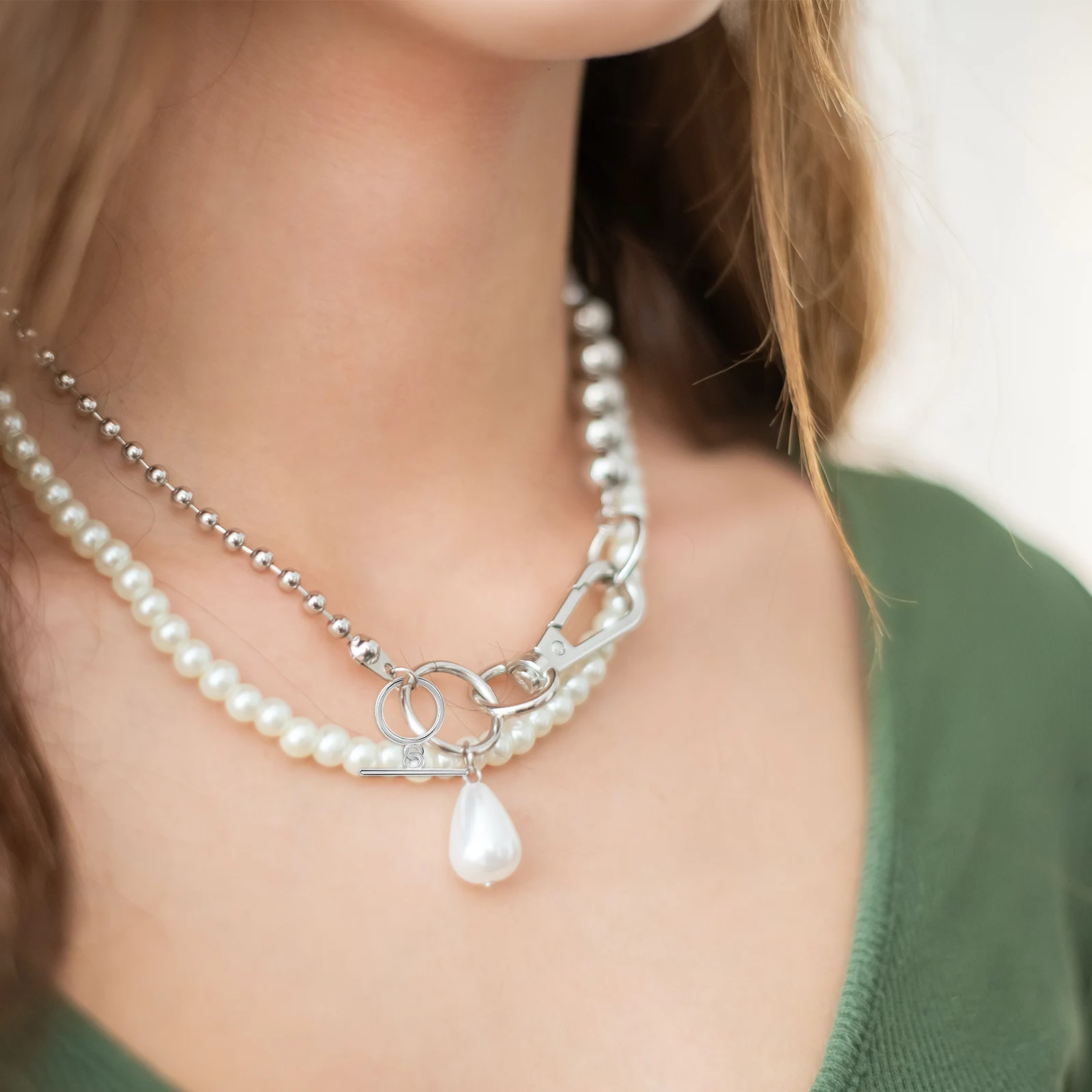 

Alloy OT Buckle Jewelry Clasps Toggle Connectors for Necklace Bracelet Making Round Durable DIY Accessories