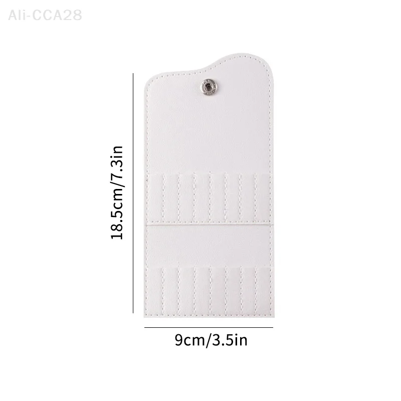 16 posições dobrável prego brocas saco portátil titular diy unhas arte ferramenta de armazenamento macio carteira sacos acessórios manicure