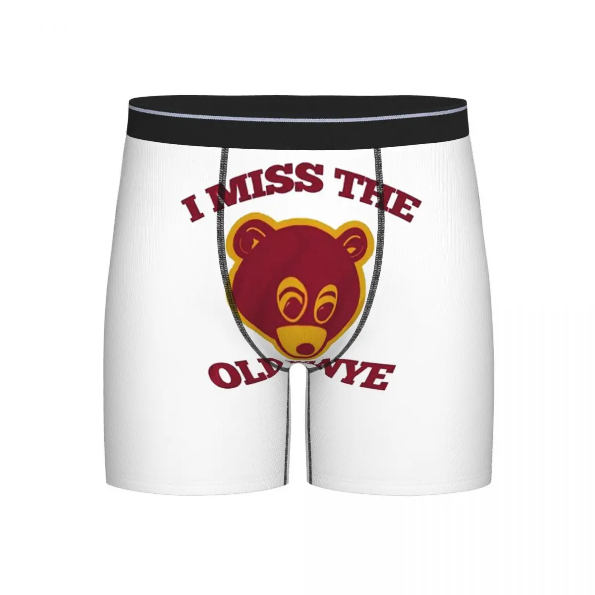 

Long Boxer Underpants Shorts Kanye West Dropout Bear Chicago Vintage Graduation Panties Men's Underwear for Homme Man Boyfriend