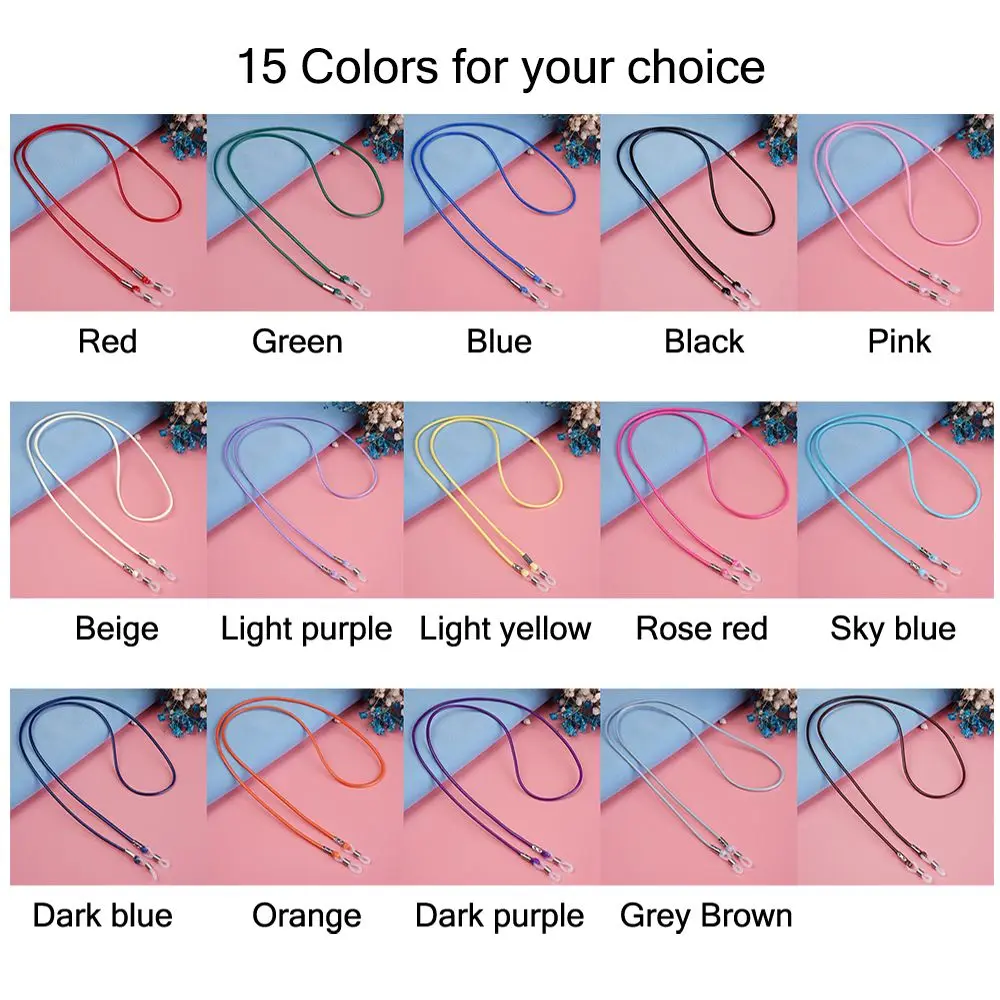 1PC Universal Glasses Chain Sunglasses Chains Reading Glasses String Ropes Anti Slip Glasses Lanyard Eyewear Retainer Accessarie