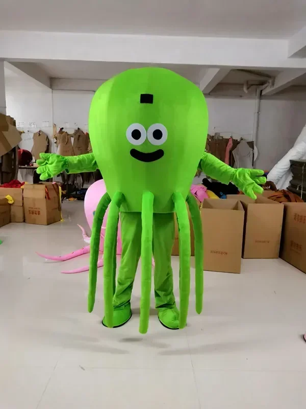 [TML] Cosplay Marine life octopus Mascot Costume Cartoon character costume Advertising Party Costume animal carnival