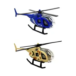 1/64 Diecast Alloy Helicopter Cake Decoration Holiday Present Airplane Toy